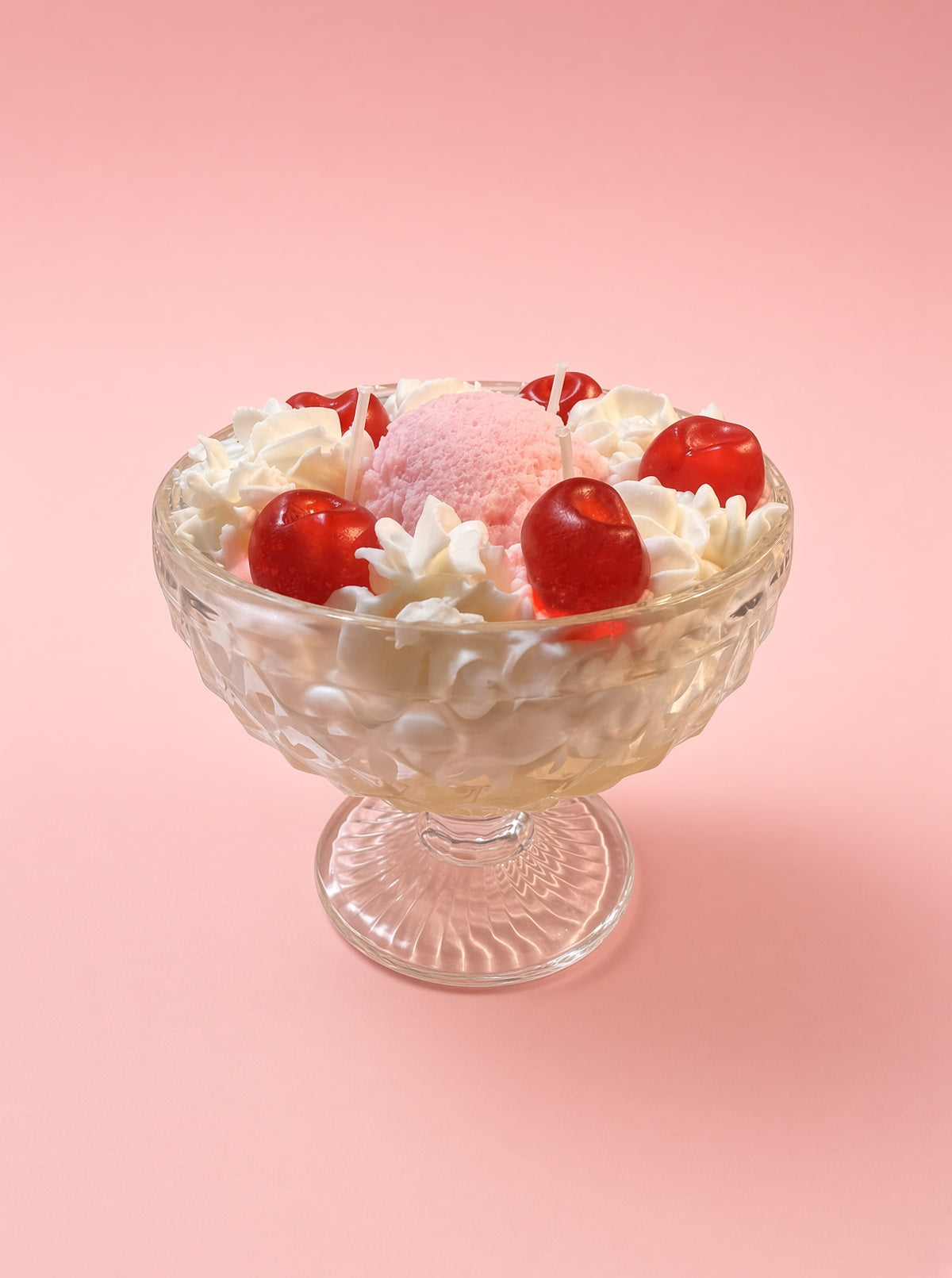 Strawberry Cake Ice Cream Sundae